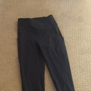 Lululemon true navy invigorate leggings